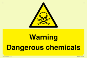 Warning Dangerous chemicals